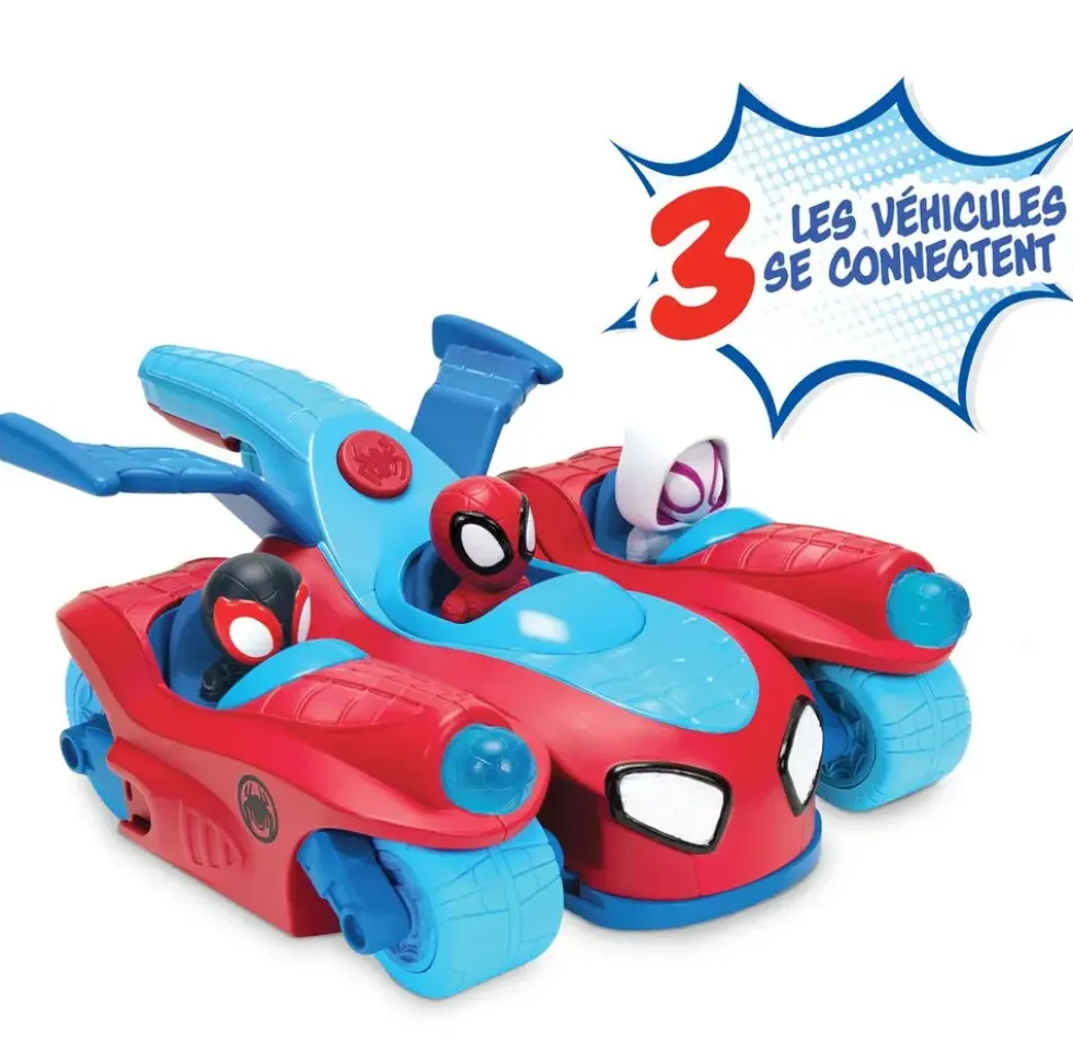 MARVEL SPIDEY - VEHICULE 3 EN 1 : L'EQUIPE DE SPIDEY