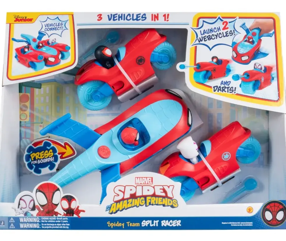 MARVEL SPIDEY - VEHICULE 3 EN 1 : L'EQUIPE DE SPIDEY