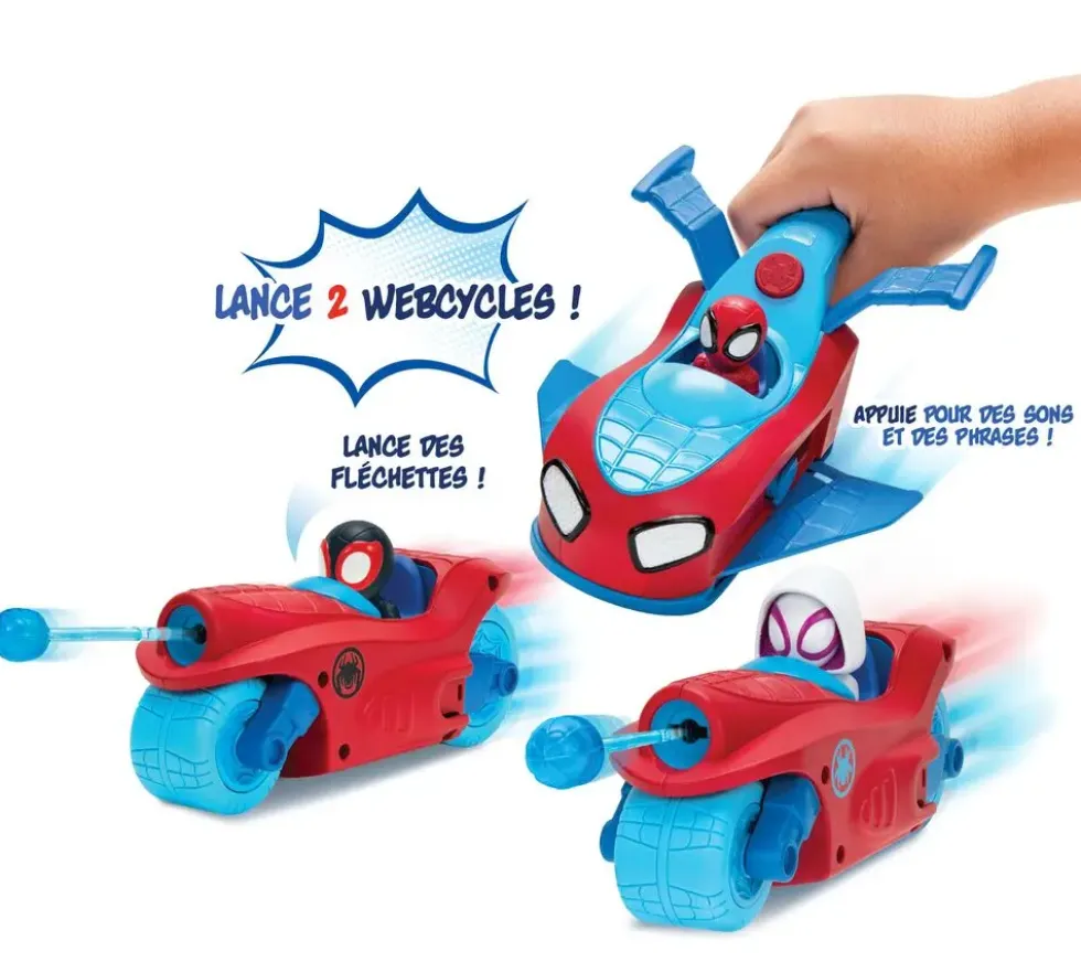 MARVEL SPIDEY - VEHICULE 3 EN 1 : L'EQUIPE DE SPIDEY