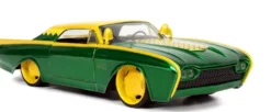 1/24 MARVEL VOITURE FORD THUNDERBIRD W -LOKI FIGURE GREEN 1963