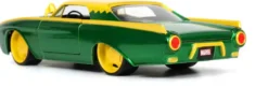 1/24 MARVEL VOITURE FORD THUNDERBIRD W -LOKI FIGURE GREEN 1963