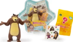 MASHA ET MICHKA - PACK FLOCON DE NEIGE 2 FIGURINES