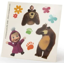 MASHA ET MICHKA - PACK FLOCON DE NEIGE 2 FIGURINES