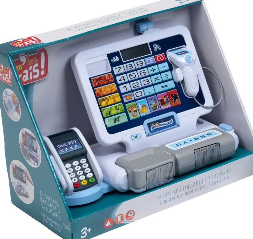 MA SUPER CAISSE ENREGISTREUSE ET SES ACCESSOIRES