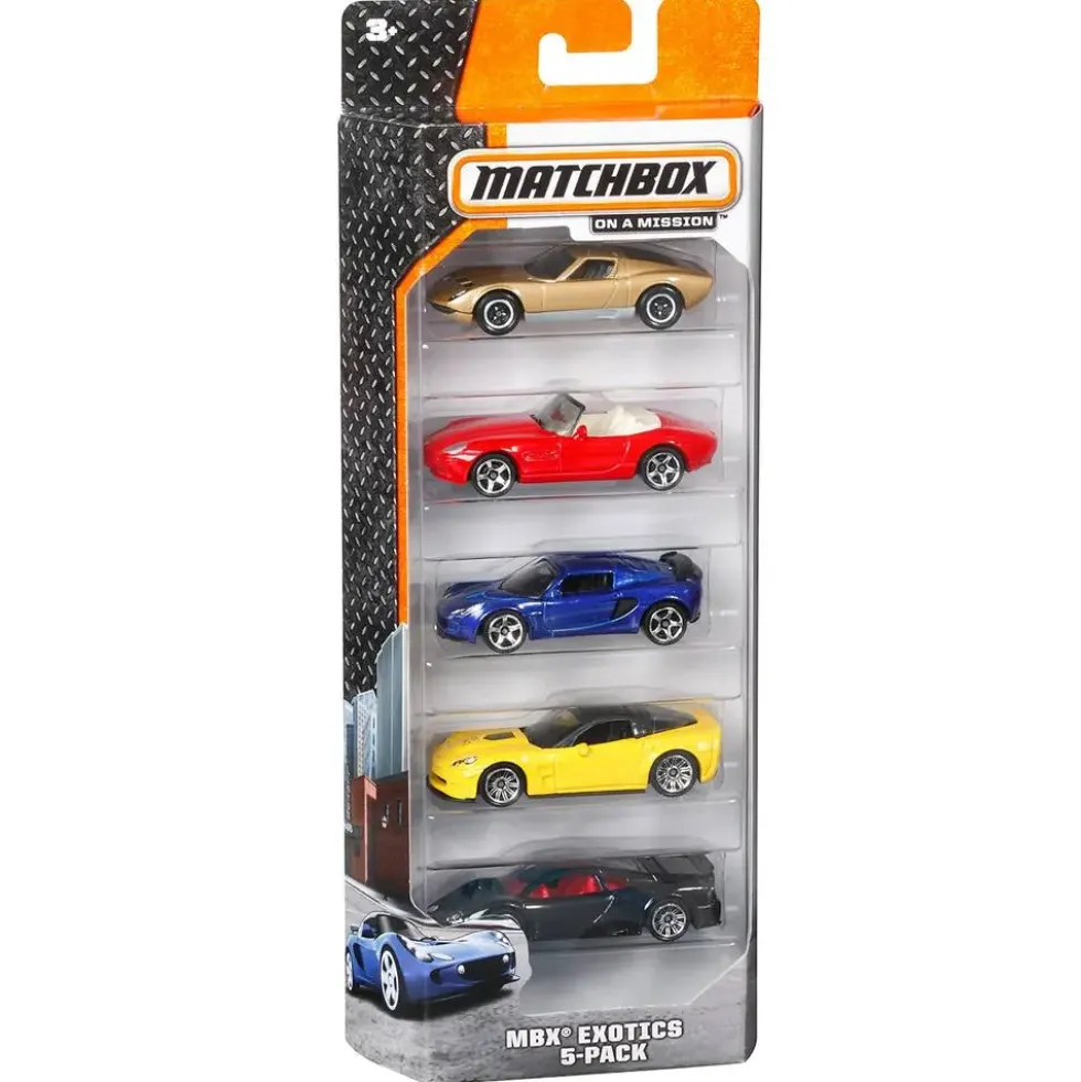 MATCHBOX - PACK 5 VEHICULES