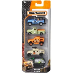 MATCHBOX - PACK 5 VEHICULES