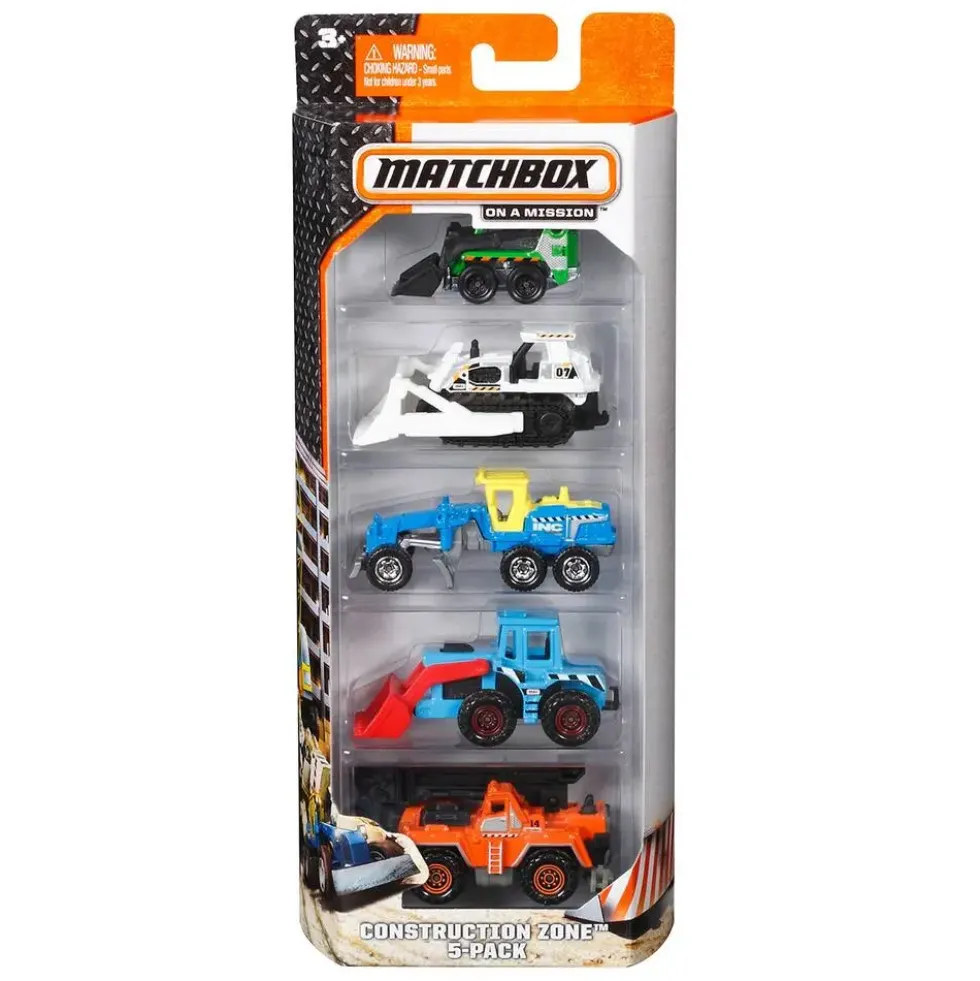 MATCHBOX - PACK 5 VEHICULES