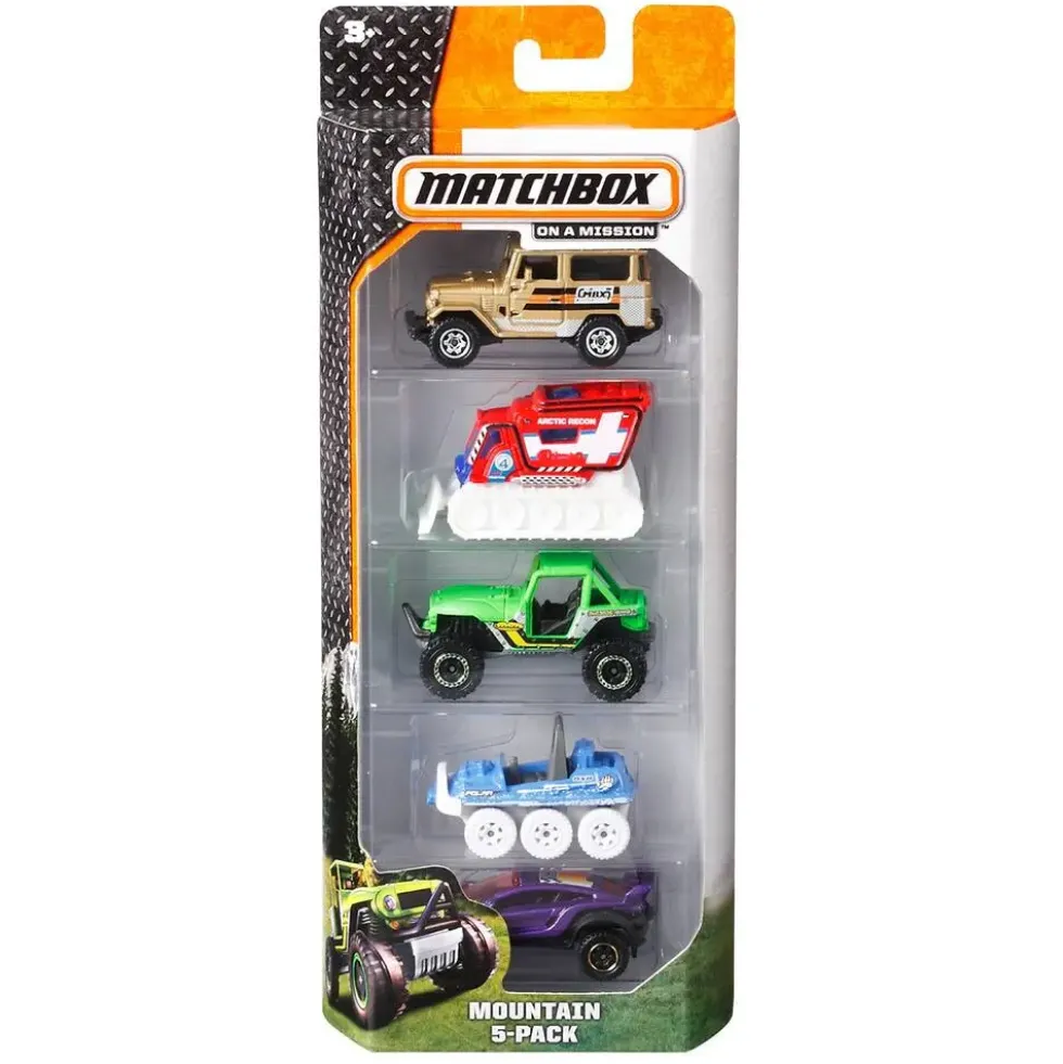 MATCHBOX - PACK 5 VEHICULES