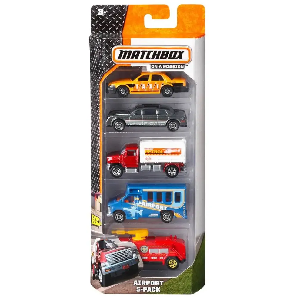 MATCHBOX - PACK 5 VEHICULES