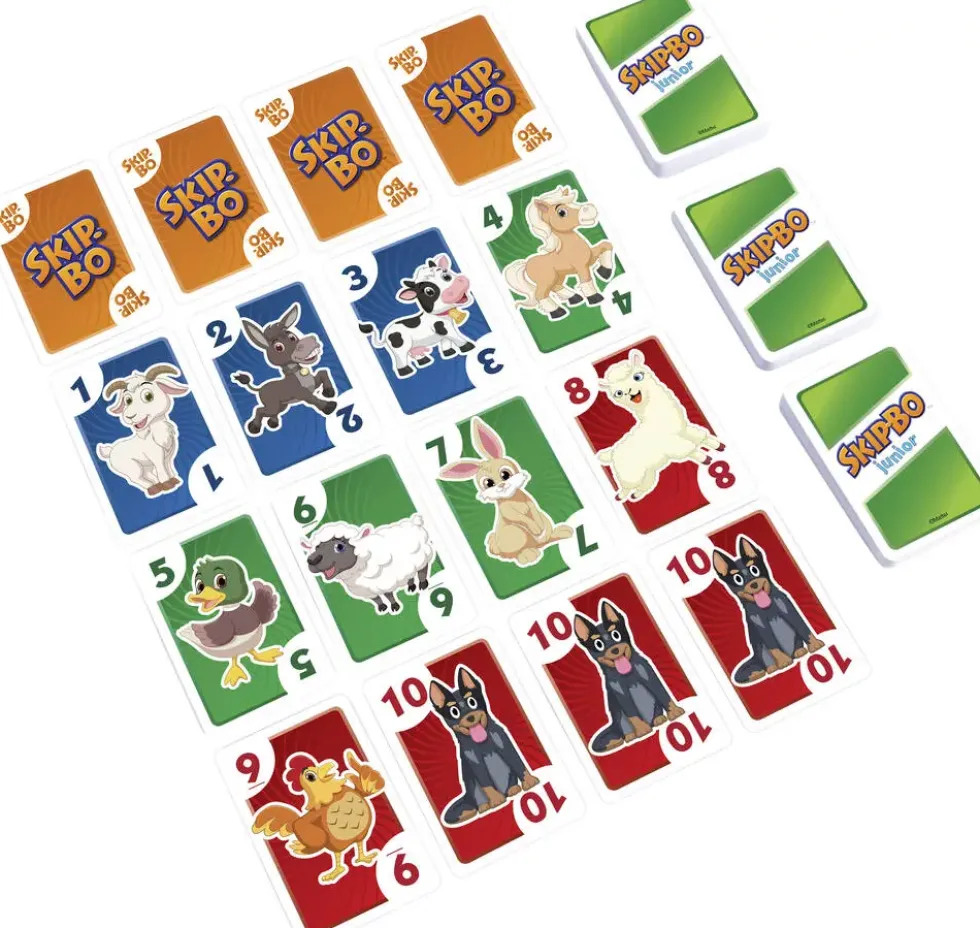 MATTEL GAMES - SKIP BO JUNIOR