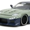 1/24 MAZDA RX-7 W -KAKASHI FIGURE BLUE HOLLYWOOD RIDES 1995