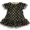 MC PETITE ROBE NOIRE - POIS OR