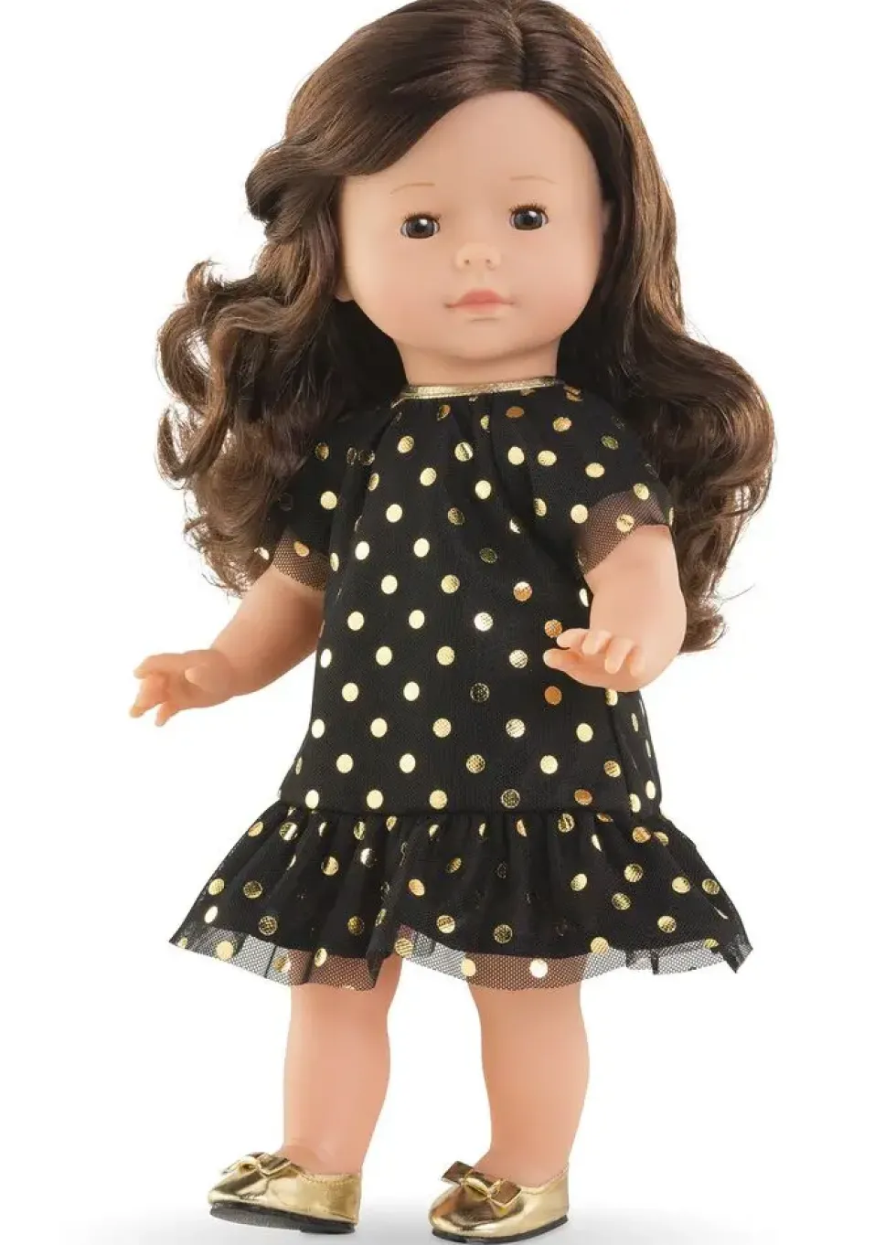 MC PETITE ROBE NOIRE - POIS OR