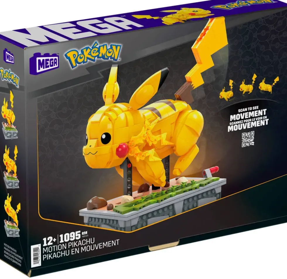 MEGA POKEMON PIKACHU EN MOUVEMENT