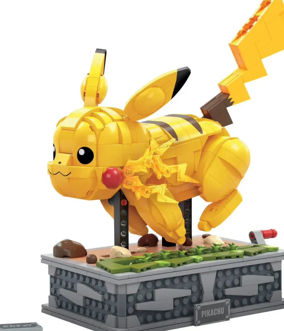 MEGA POKEMON PIKACHU EN MOUVEMENT
