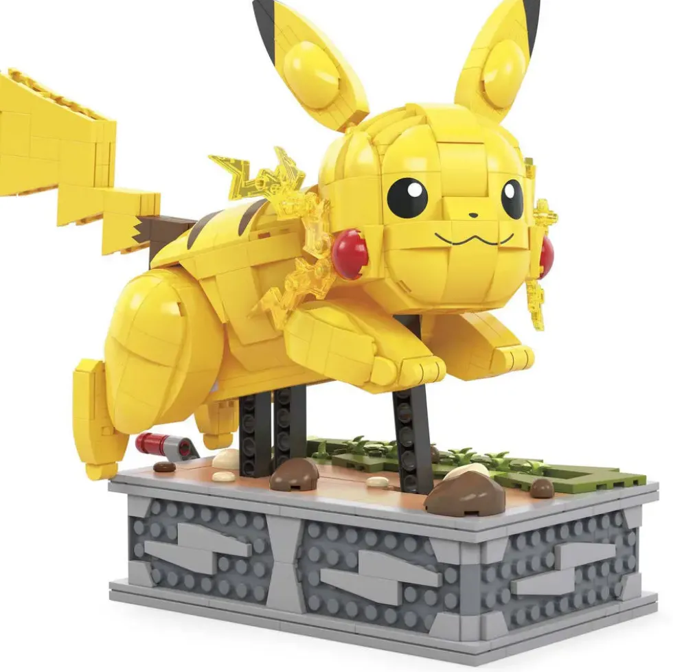 MEGA POKEMON PIKACHU EN MOUVEMENT