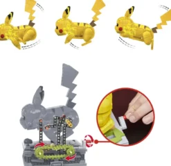 MEGA POKEMON PIKACHU EN MOUVEMENT
