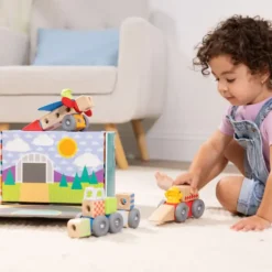MELISSA & DOUG -BLOCKABLES - LES VEHICULES - 54 PIECES