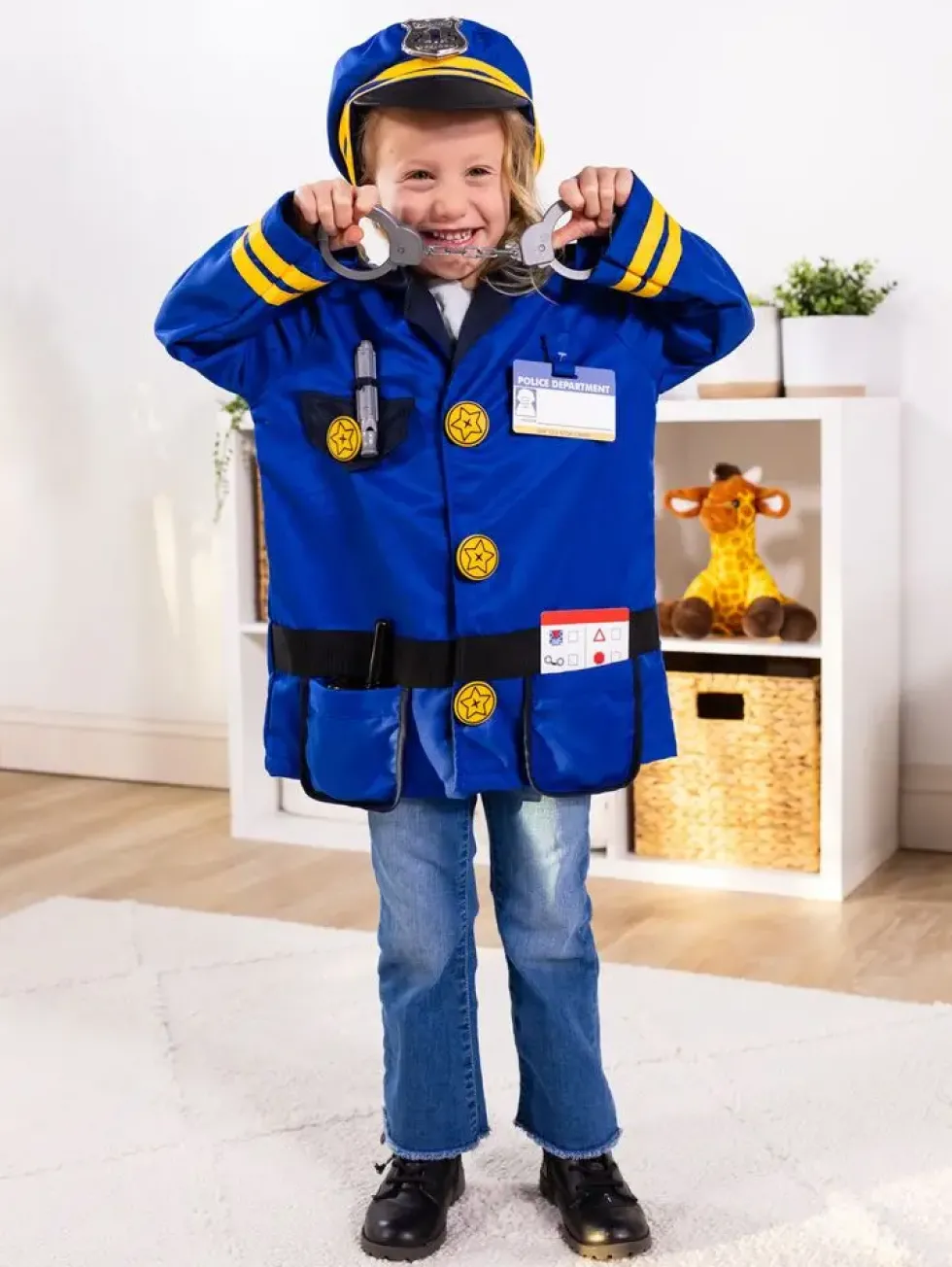 MELISSA & DOUG -DEGUISEMENT POLICIER+ ACCESSOIRESTAILLE 3 -6 ANS