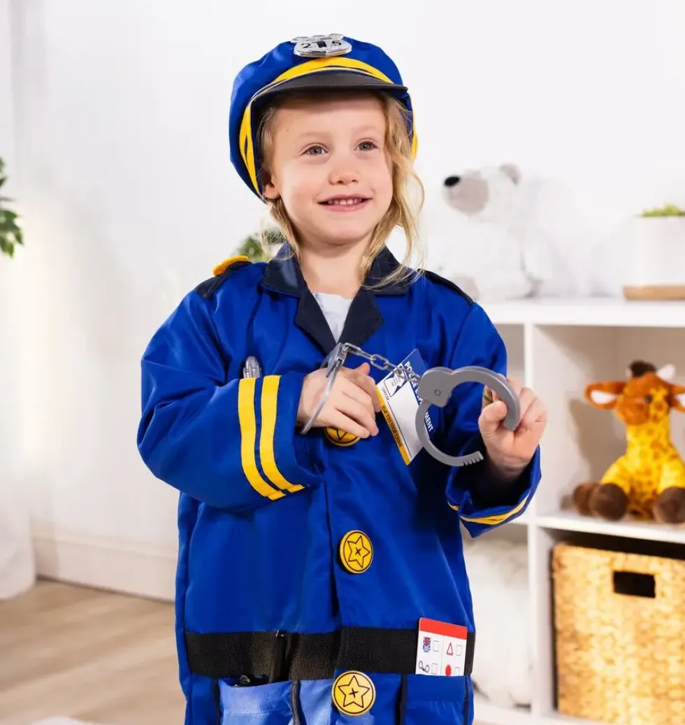 MELISSA & DOUG -DEGUISEMENT POLICIER+ ACCESSOIRESTAILLE 3 -6 ANS