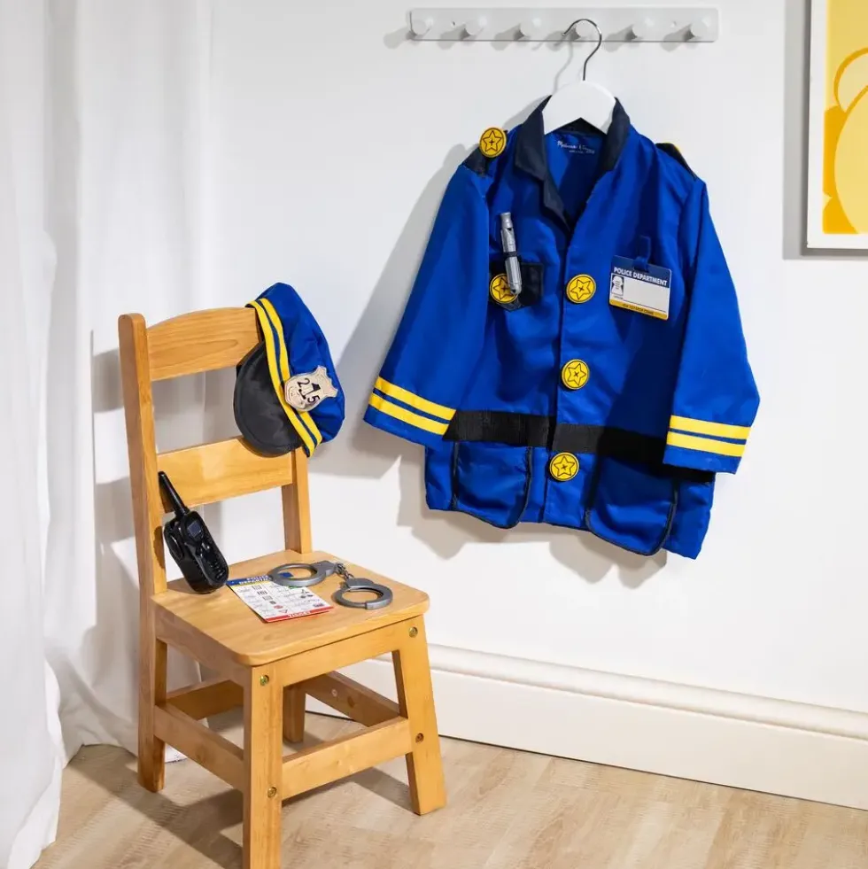 MELISSA & DOUG -DEGUISEMENT POLICIER+ ACCESSOIRESTAILLE 3 -6 ANS