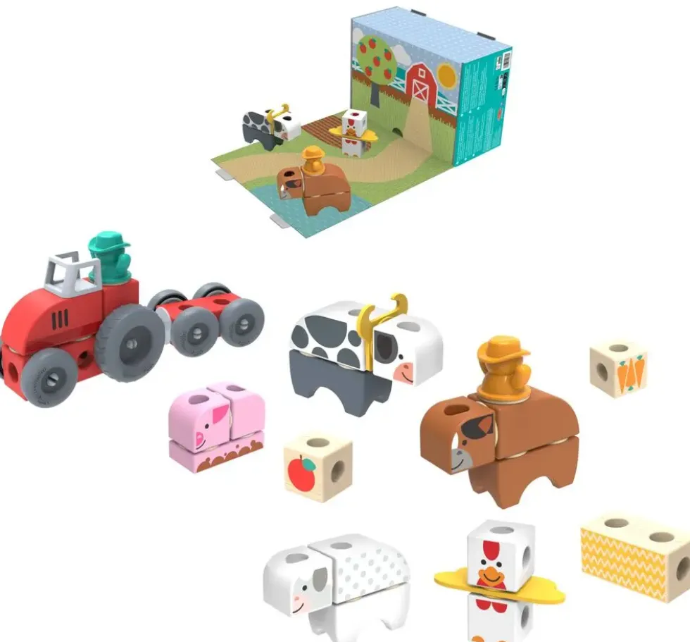 MELISSA & DOUG - LA FERME - 56 PIECES - BLOCKABLES