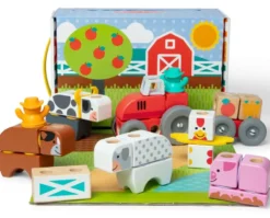 MELISSA & DOUG - LA FERME - 56 PIECES - BLOCKABLES