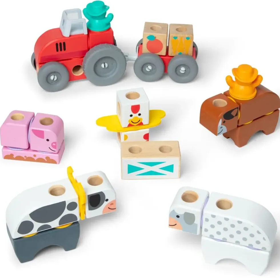 MELISSA & DOUG - LA FERME - 56 PIECES - BLOCKABLES