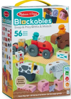 MELISSA & DOUG - LA FERME - 56 PIECES - BLOCKABLES