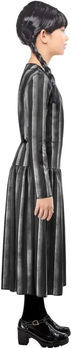 MERCREDI ADDAMSDEGUISEMENT CLASSIQUE UNIFORME TAILLE 7-8 ANS