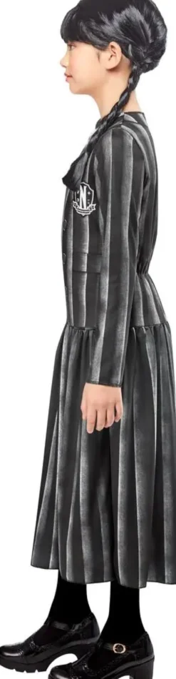 MERCREDI ADDAMS- DEGUISEMENT CLASSIQUE UNIFORME TAILLE 11-13 ANS