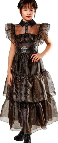 MERCREDI - DEGUISEMENT ROBE DE BAL - TAILLE 9-10 ANS