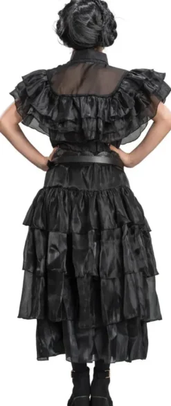 MERCREDI - DEGUISEMENT ROBE DE BAL NOIRE TAILLE 152 CM