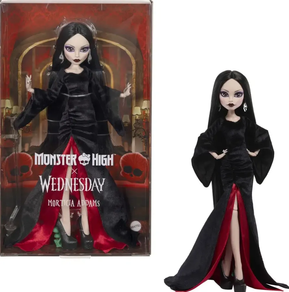 MERCREDI X MONSTER HIGH - POUPEE MORTICIA ADDAMS