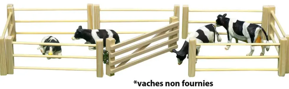 MES CLOTURES EN BOIS 6 PIECES