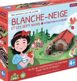 MES PREMIERS JEUX DE SOCIETE. BLANCHE-NEIGE ET LES SEPT NAINS. ATTENTION A LA REINE !