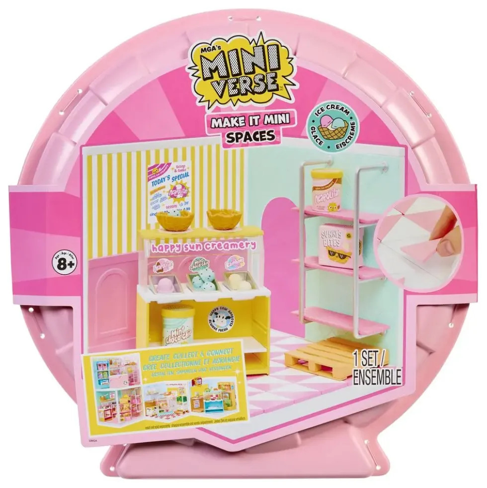 MGA'S MINIVERSE - SPACES STARTER PACK - ICE CREAM