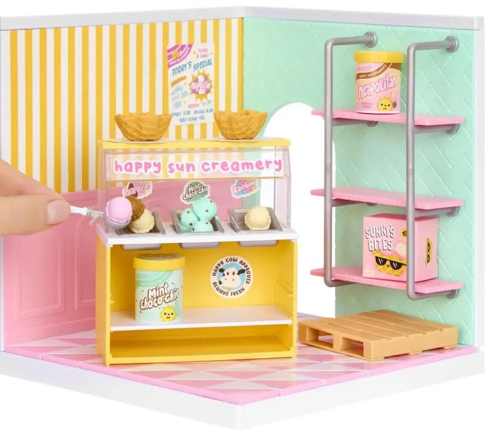 MGA'S MINIVERSE - SPACES STARTER PACK - ICE CREAM