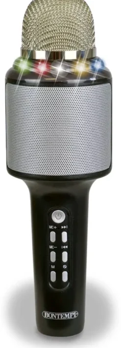 MICRO KARAOKÉ AVEC CONNEXION SANS FIL ET EFFETS LUMINEUX