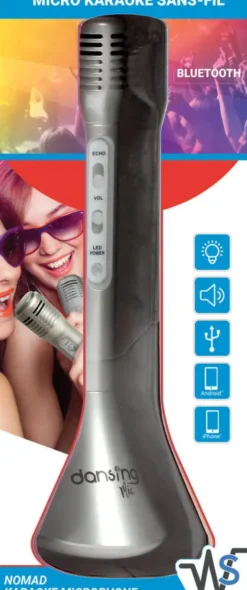 MICRO NOMADE DANSING BLUETOOTH SANS FIL - SILVER