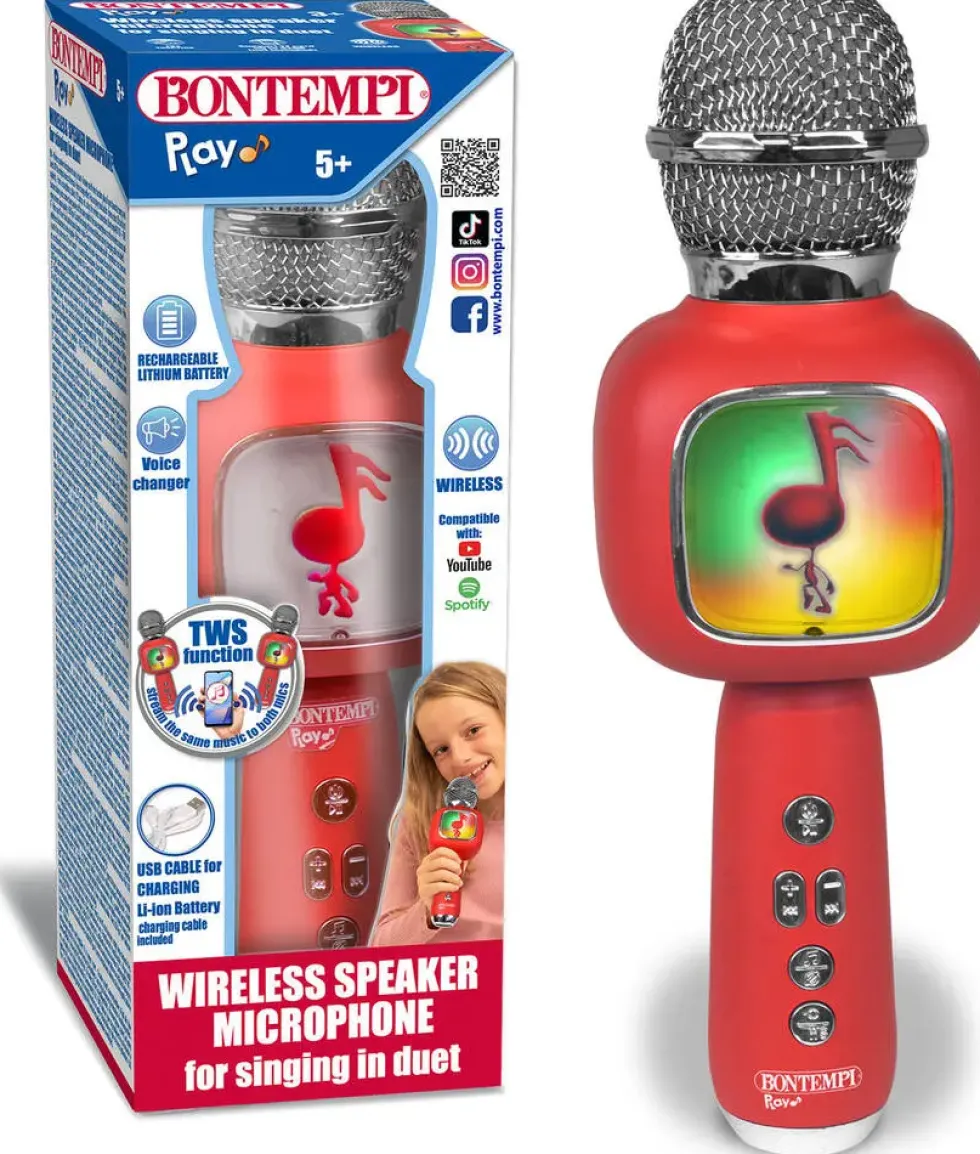 MICRO SANS FIL AVEC HAUT PARLEUR POUR CHANTER EN DUO