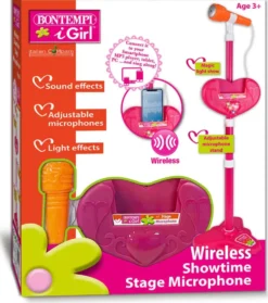 MICRO SUR PIED I GIRL AVEC CONNEXION SANS FIL - 2 MICROS - N