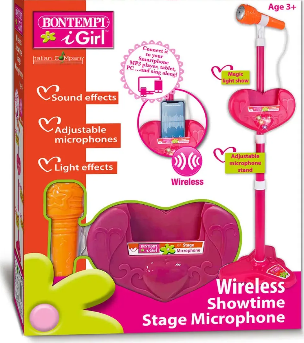MICRO SUR PIED I GIRL AVEC CONNEXION SANS FIL - 2 MICROS - N
