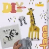 MIDI BOITE ANIMAUX SAVANE 3D