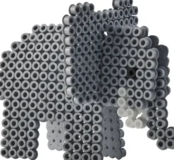 MIDI BOITE ANIMAUX SAVANE 3D