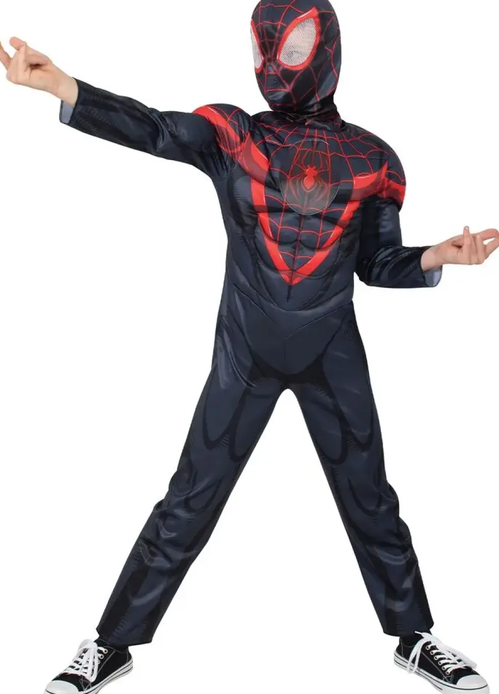 MILES MORALES SPIDERVERSE DEGUISEMENT LUXE TAILLE 7-8 ANS
