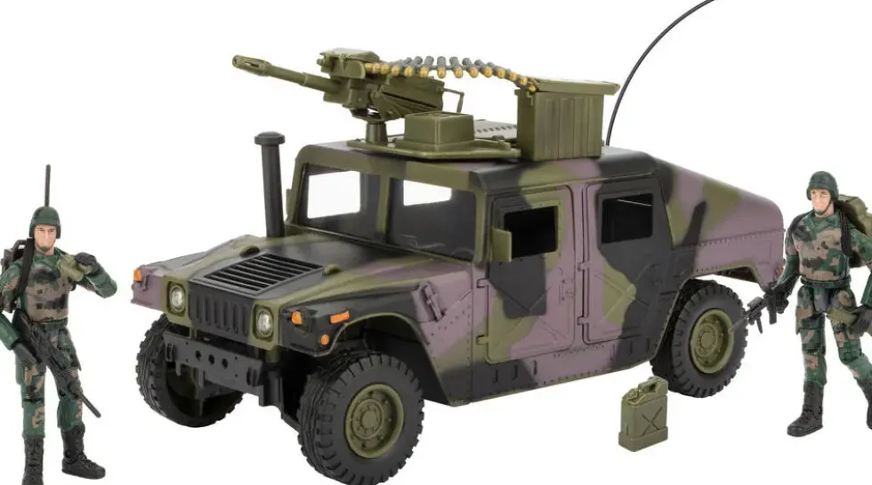 MILITAIRES AVEC HUMVEE