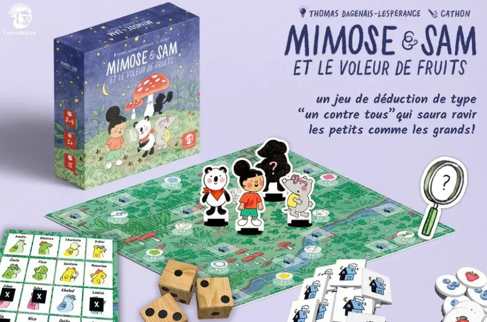 MIMOSE ET SAM ET LE VOLEUR DE FRUITS