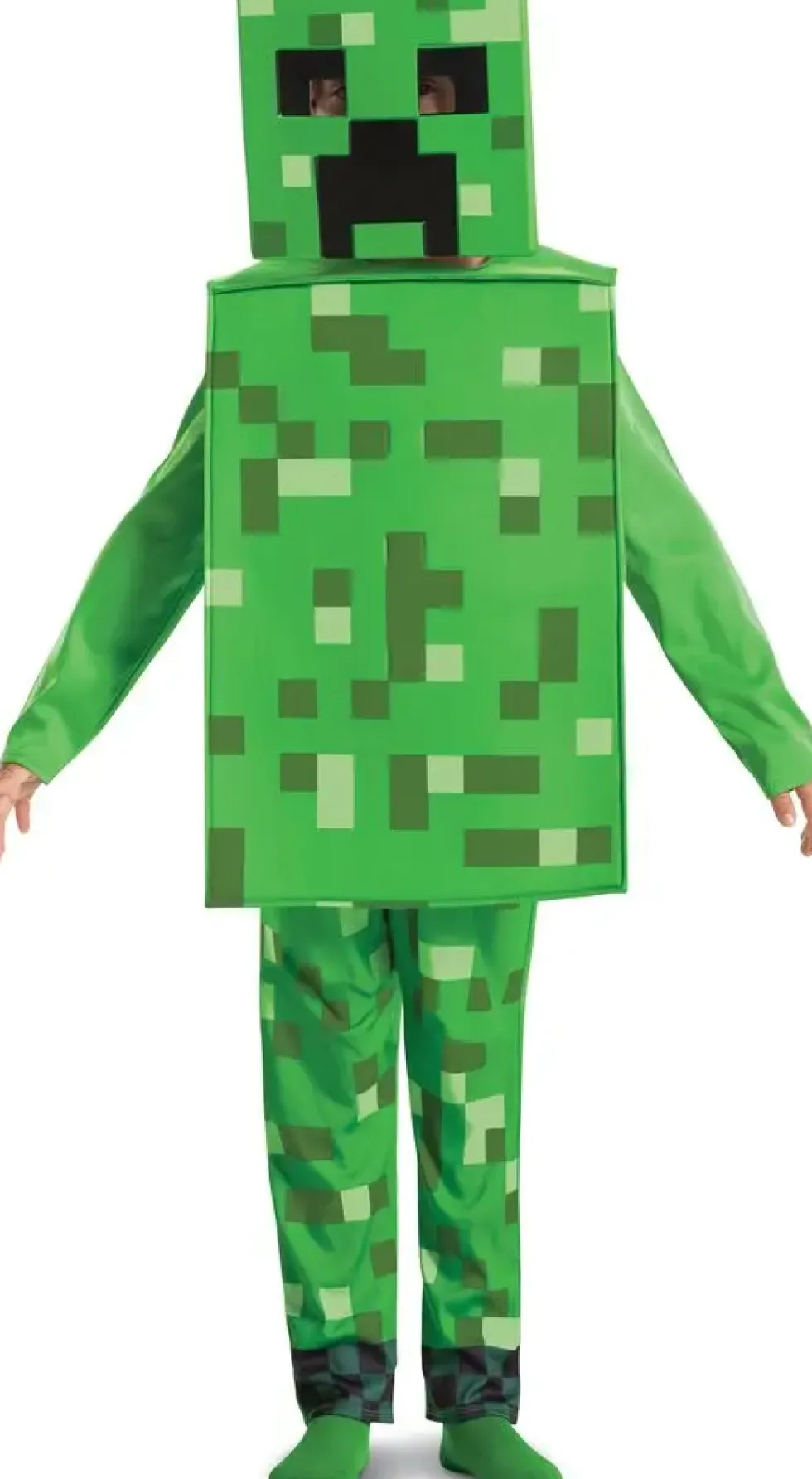 MINECRAFT - DEGUISEMENT CREEPER TAILLE 4-6 ANS