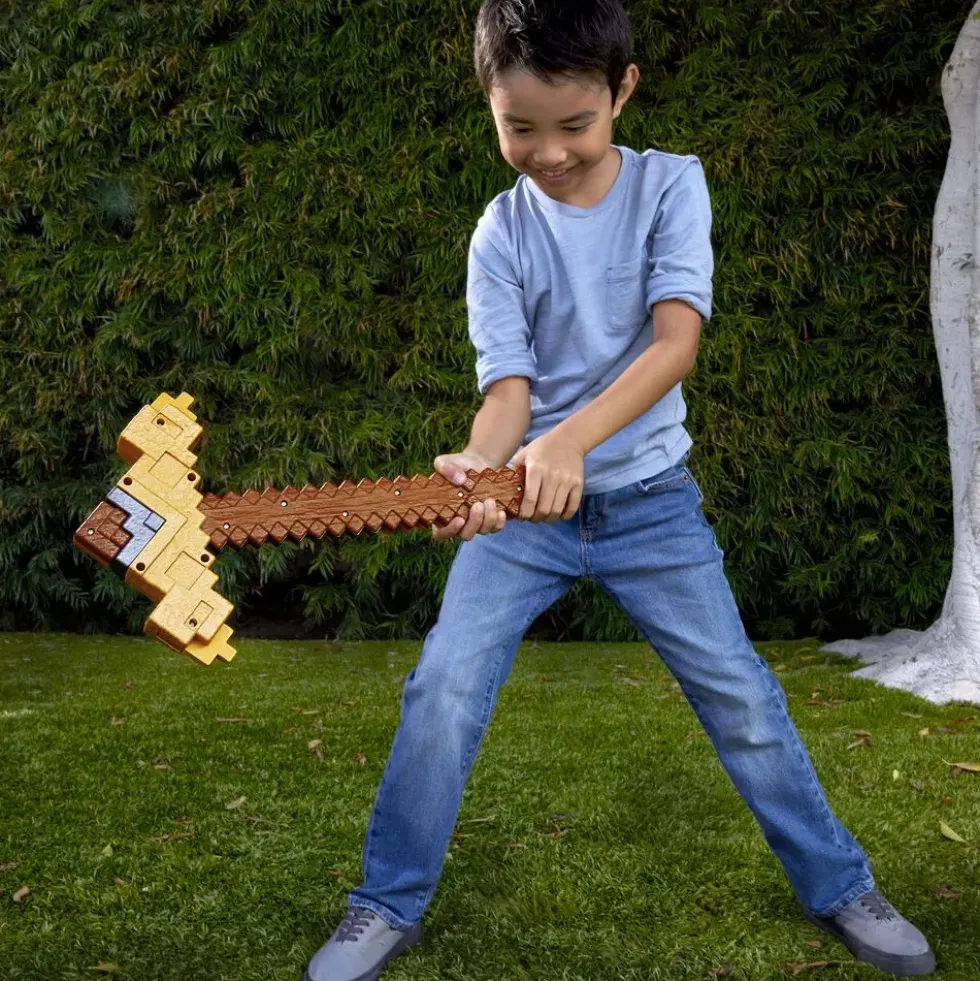 MINECRAFT - EPEE PIOCHE 2 EN 1